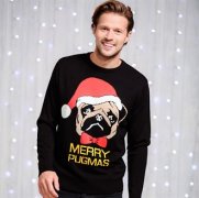 Kersttrui Mopshond CS037